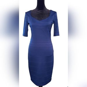 Bisou Bisou size 2 blue dress